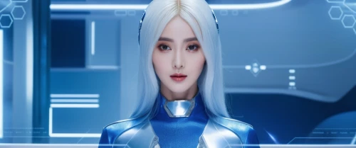 lilandra,andorian,satari,ice queen,xenosaga,silico,morphogenetic,mediana,cyberia,xeelee,aquaria,liara,asari,kula,korana,ice princess,winterblueher,allura,cyberangels,fembot,Photography,General,Realistic