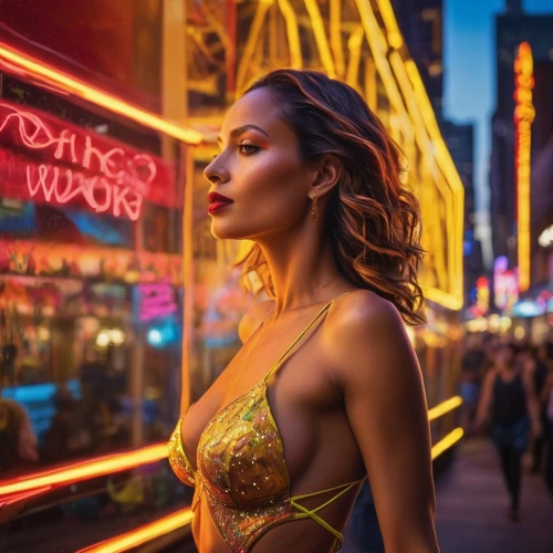 neon body painting,bangkok,cailin,city lights,wonder woman city,zumanity,wonderbra,broadway,gena rolands-hollywood,shantel,vegas,chinatown,neon sign,retro woman,bandeau,goldin,girl walking away,neon lights,woman walking,citylights,Photography,General,Commercial