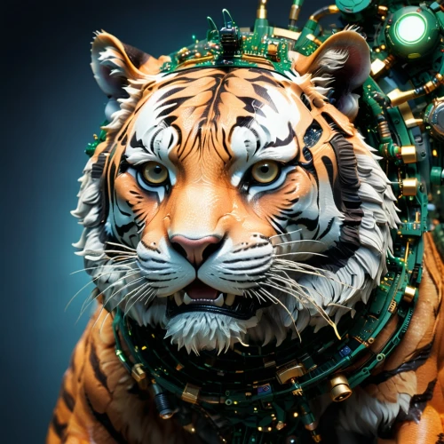 tigerish,tigress,tigris,tigert,asian tiger,tiger png,tiger,hottiger,circuit board,cinema 4d,derivable,royal tiger,fantasy animal,cheetor,tiger turtle,bengal tiger,macan,tigerle,tigr,bejewelled,Photography,General,Sci-Fi