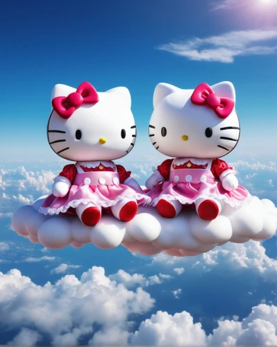 hello kitty,doll cat,butterfly dolls,love in air,sanrio,snowcats,hellcats,cute cartoon image,soft toys,derivable,two cats,pussycats,cat kawaii,little angels,kawaii patches,catterns,kittyhawks,claris,kittu,little boy and girl,Photography,General,Realistic