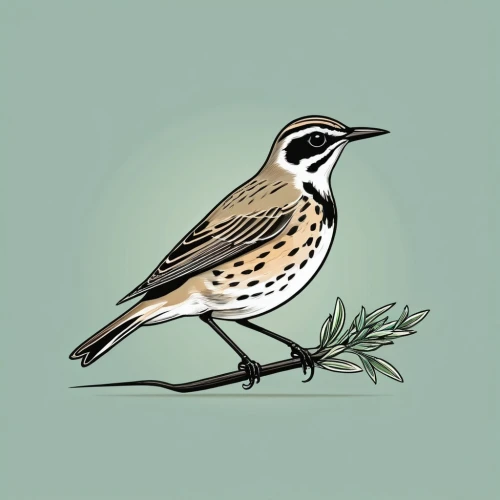 woodlark,bird illustration,meadowlarks,luginbill,dotterels,skylark,thornbills,thrushes,longspur,meadowlark,skylarks,song bird,grassbird,flower and bird illustration,fischer sparrow lark,kildeer,kinglets,alaudidae,thrush,killdeer,Unique,Design,Logo Design