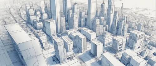 unbuilt,skyscraping,arcology,redevelop,city blocks,coruscant,densification,cybercity,wireframe,metropolis,supertall,density,overdevelopment,microdistrict,citydev,tall buildings,citycell,ctbuh,urban development,highrises,Illustration,Black and White,Black and White 05