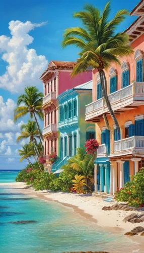 curacao,caribbean beach,caribbean,seaside resort,frederiksted,the caribbean,cayard,guadeloupe,beach landscape,guadeloupean,tropical beach,caribbean sea,antilles,grenada,beachfront,bahama,belize,cuba beach,guadelupe,tropical house,Illustration,Paper based,Paper Based 09