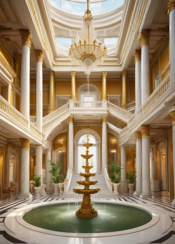 floor fountain,palladianism,palatial,marble palace,decorative fountains,leterme,powerscourt,peterhof palace,luxury hotel,neoclassical,spa water fountain,mansion,luxury bathroom,gleneagles hotel,luxury home interior,nemacolin,venetian hotel,luxury property,mansions,opulently,Art,Artistic Painting,Artistic Painting 35