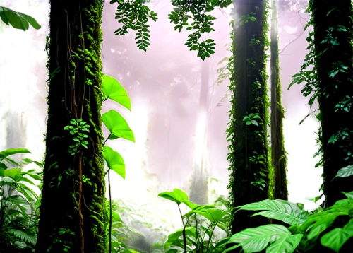 rainforests,rain forest,tropical forest,rainforest,philodendrons,green forest,tree ferns,forests,jungles,endor,paleoenvironment,nature background,ferns,forest background,forest plant,verdant,yavin,jungle,the forests,cartoon video game background,Illustration,American Style,American Style 12