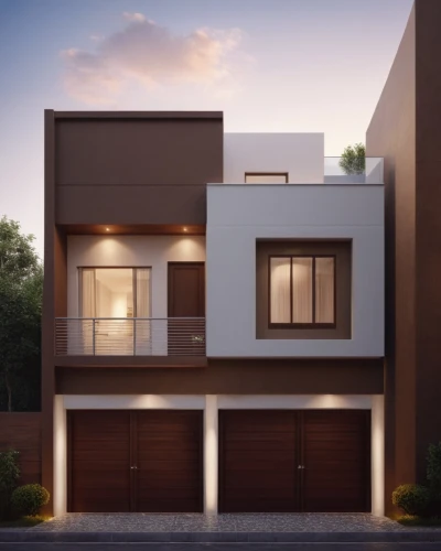 modern house,residential house,3d rendering,duplexes,residencial,two story house,floorplan home,townhomes,exterior decoration,townhome,modern architecture,stucco frame,gold stucco frame,homebuilding,frame house,fresnaye,house shape,residential property,homebuilder,revit,Photography,General,Commercial