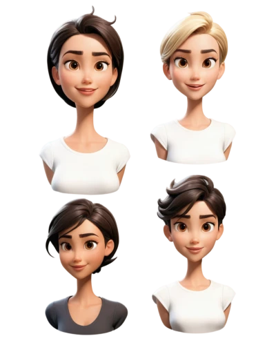 set of cosmetics icons,chipettes,icon set,hairstyles,adrien,avatars,character animation,shailene,meshes,vector people,cockettes,colourists,meninas,turnarounds,hairdos,studies,baby icons,3d rendered,actresses,visages,Unique,Design,Character Design