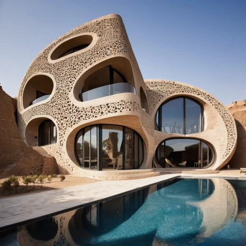 dunes house,futuristic architecture,iranian architecture,pedrera,cubic house,masdar,modern architecture,mahdavi,islamic architectural,persian architecture,arcosanti,architecturally,earthship,honeycomb structure,amanresorts,architecture,cube stilt houses,superadobe,luxury property,arhitecture,Illustration,Black and White,Black and White 33