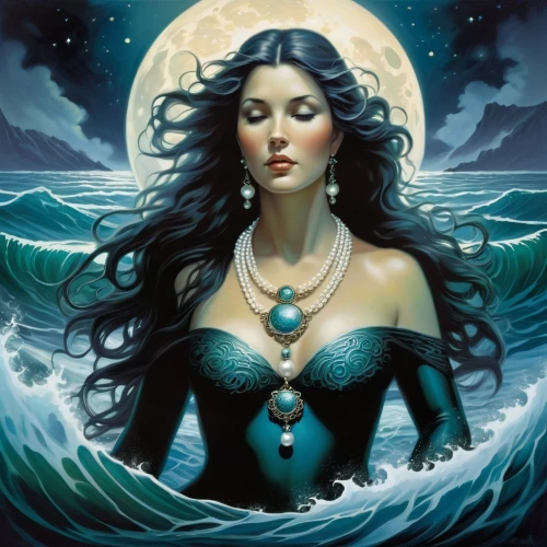 amphitrite,sirene,the sea maid,nereids,atlantica,fathom,sirena,sirenia,ariadne,hecate,the zodiac sign pisces,naiad,blue enchantress,nereid,believe in mermaids,undine,melusine,god of the sea,arethusa,inanna,Conceptual Art,Fantasy,Fantasy 21