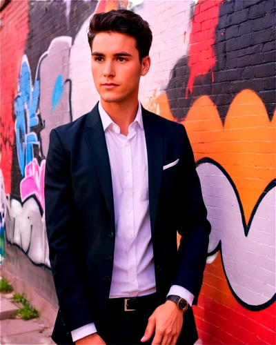westwick,young model istanbul,saade,red tie,pink tie,men's suit,navy suit,red brick wall,brick wall background,photo shoot with edit,suiting,suited,barclay,formal guy,suiter,blazer,somersett,businessman,connor,silk tie,Conceptual Art,Graffiti Art,Graffiti Art 09