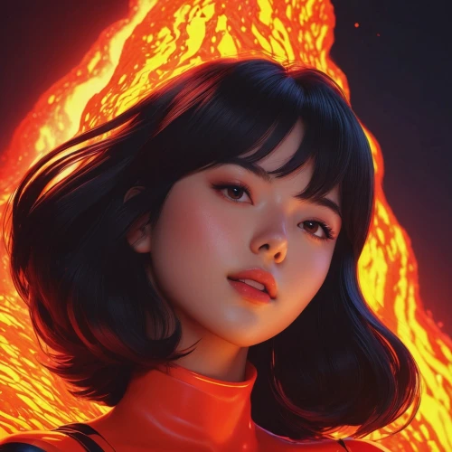 fiery,fire angel,flame spirit,fire background,fire siren,fire devil,fire eyes,cinder,combusts,xiaoyu,mulan,inferno,qianwen,haeju,fire flower,flame of fire,azula,kimchee,eiko,fire planet,Conceptual Art,Fantasy,Fantasy 19