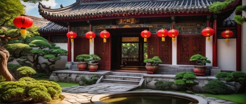 asian architecture,qibao,qingcheng,suzhou,shuozhou,sanshui,chaozhou,wudang,fengshui,red lantern,chengdu,hengdian,teahouse,zhongchen,summer palace,buddhist temple,longshan,shaoxing,yangzhou,tianxia,Illustration,American Style,American Style 06