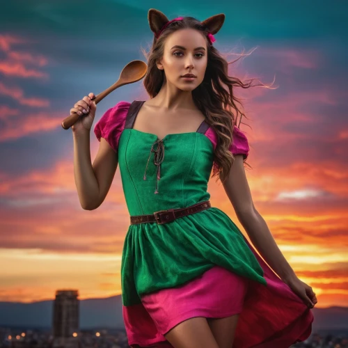 scarlet witch,fae,shepherdess,faun,fantasy woman,red riding hood,fairy tale character,demoness,devil,flamenca,little red riding hood,elfin,duende,color rat,satyr,storybook character,maenad,fantasy girl,shadowcat,bows and arrows,Photography,General,Fantasy