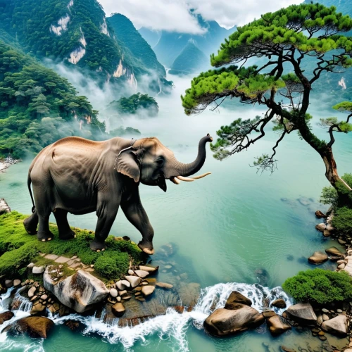 nature wallpaper,asian elephant,water elephant,disneynature,african elephant,nature background,shaoming,elephunk,background view nature,elephant ride,elephant,african elephants,elephants,tropical animals,landscape background,majestic nature,amazing nature,blue elephant,nature landscape,wild nature