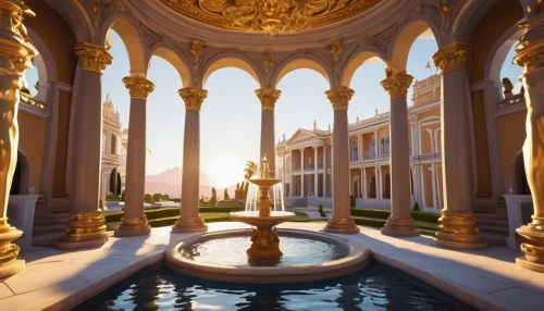 palladianism,palatial,marble palace,luxury bathroom,luxury property,decorative fountains,water palace,floor fountain,theed,venetian hotel,ritzau,europe palace,mansion,opulence,dorne,gold castle,luxury real estate,palaces,opulently,royale,Unique,3D,Low Poly