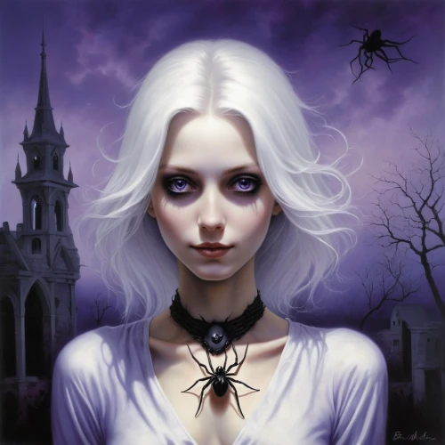 arachne,gothic portrait,malefic,airachnid,gothic woman,diadem spider,muffett,lolth,isoline,behenna,blackarachnia,shelob,harvestmen,gothic style,arachnid,arachnoid,muffet,aranese,vestal,demoness,Conceptual Art,Fantasy,Fantasy 29