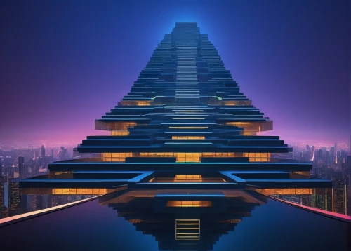 glass pyramid,pyramide,pyramid,mypyramid,step pyramid,futuristic architecture,pyramidal,ziggurat,bipyramid,skyscraper,pyramids,the great pyramid of giza,the energy tower,tallest hotel dubai,electric tower,the skyscraper,supertall,residential tower,eastern pyramid,arcology,Art,Artistic Painting,Artistic Painting 30