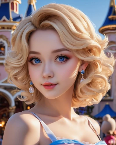 elsa,doll's facial features,disney character,rapunzel,belle,princess anna,cinderella,disney rose,esmeralda,female doll,disneyfied,barbie,shanghai disney,fairy tale character,princess sofia,tinkerbell,tiana,3d fantasy,disneymania,sleeping beauty castle,Photography,General,Realistic