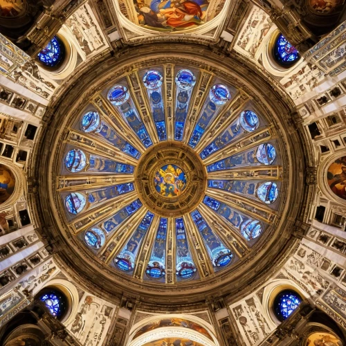 ceiling,dome,dome roof,the ceiling,cupola,vaulted ceiling,ceilings,hall roof,the center of symmetry,three centered arch,vaults,ceilinged,notredame de paris,photographed from below,kaleidoscopic,roof domes,cathedral,main organ,notredame,gesu,Illustration,Vector,Vector 16