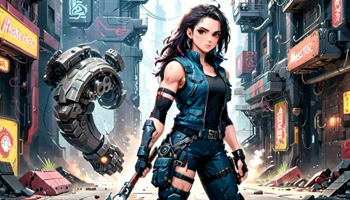 bulletgirl,gantz,domino,shadowrun,longhena,cybernetic,cybernetically,alita,sci fiction illustration,mercenary,cyberdyne,cyberdog,vayne,shepard,girl with gun,blackfire,mercenaries,psylocke,motoko,mercenaria,Anime,Anime,General