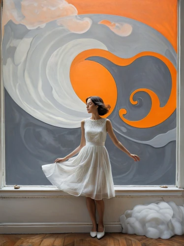 whirling,dance with canvases,little girl in wind,swirling,white swan,little girl twirling,swan lake,orange blossom,twirl,art painting,whirlwinds,twirling,fluidity,dream art,glass painting,ballerina girl,twirled,mystical portrait of a girl,swirled,constellation swan,Illustration,Vector,Vector 12