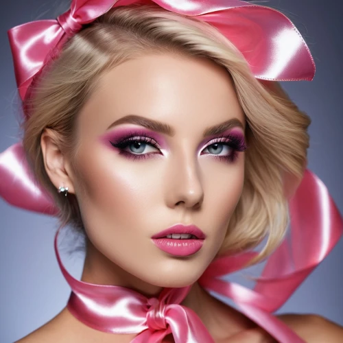 pink bow,pink beauty,pink ribbon,juvederm,satin bow,women's cosmetics,injectables,vintage makeup,airbrushed,rhinoplasty,neon makeup,pink magnolia,kuzmina,color pink,blepharoplasty,derivable,cosmetic,pink hat,zaripova,chorkina,Photography,General,Realistic