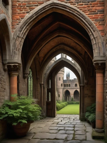 quadrangle,cloister,altgeld,archways,washu,cloisters,courtyards,pointed arch,yale university,rufford,michaelhouse,peckforton,maulbronn monastery,courtyard,passageways,balliol,lilleshall,archway,lehigh,entranceways,Art,Classical Oil Painting,Classical Oil Painting 41