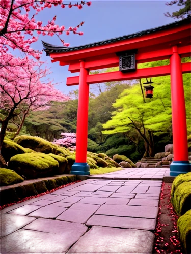 japanese shrine,japanese sakura background,japan garden,torii,sakura background,japanese garden,senbon torii,japan landscape,japanese background,japanese garden ornament,kyoto,beautiful japan,japanese-style room,torii tunnel,sakura trees,hanami,japon,japan,ritsurin garden,japanese floral background,Illustration,Paper based,Paper Based 11