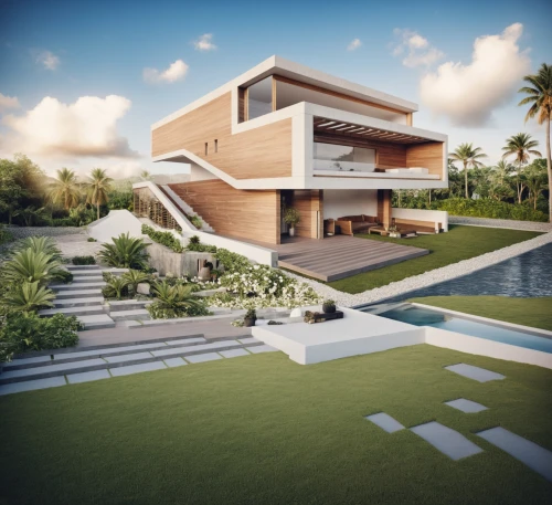 modern house,3d rendering,modern architecture,luxury home,render,florida home,tropical house,holiday villa,renders,luxury property,dunes house,dreamhouse,smart house,mid century house,landscaped,beautiful home,pool house,mansions,artificial grass,roof landscape,Photography,General,Realistic