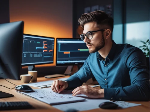 microstock,man with a computer,inntrepreneur,full stack developer,programmer,desktop support,creditwatch,wordpress development service,digital marketing,blur office background,computer business,digital rights management,stock exchange broker,web development,cybertrader,day trading,wordpress development,deskpro,authoring,web developer,Illustration,Paper based,Paper Based 14