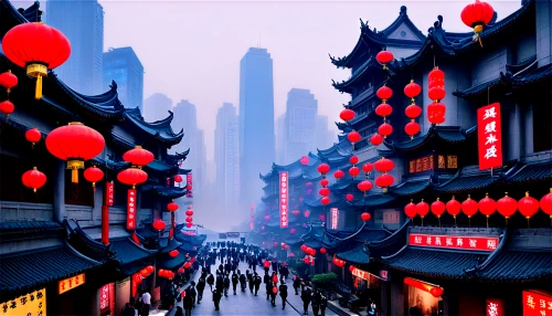 chinatown,kowloon,shanghai,qibao,shangai,lanterns,qingcheng,chinatowns,mid-autumn festival,oriental,swatow,shuozhou,shanghaied,world digital painting,asian architecture,fantasy city,sanshui,red lantern,shaoming,baoding,Photography,Artistic Photography,Artistic Photography 13