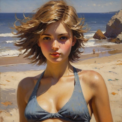 donsky,hoshihananomia,chudinov,girl on the dune,colwell,beach landscape,young woman,palizzi,daines,dmitriev,yuriev,nestruev,beach background,rossbach,follieri,martindell,whitmore,jasinski,young girl,pittura,Art,Classical Oil Painting,Classical Oil Painting 32