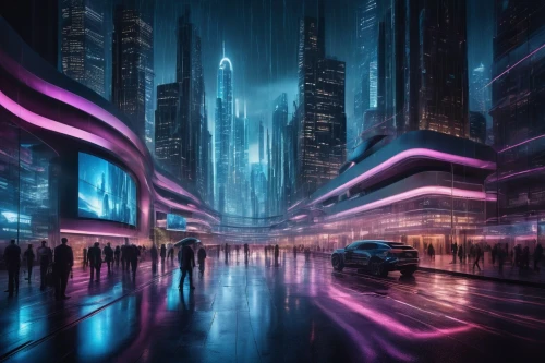 futuristic landscape,cybercity,futuristic,cyberpunk,guangzhou,cybertown,polara,cityscape,cyberscene,cyberport,metropolis,hypermodern,futurism,bladerunner,futuristic architecture,cyberworld,futurist,city at night,futuregen,cityzen,Illustration,Realistic Fantasy,Realistic Fantasy 40