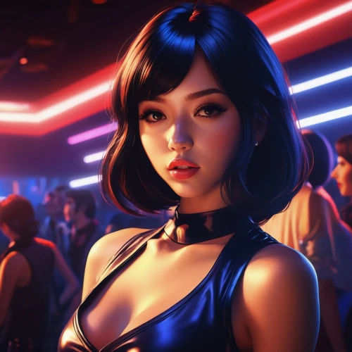 nightclub,shimei,clubbing,xcx,zhu,azumi,nightlife,tifa,eiko,gentiana,bayumi,neon light,michiko,soju,spaceland,haeju,psylocke,nightclubs,asami,chengli,Conceptual Art,Fantasy,Fantasy 19