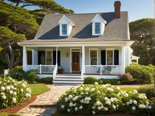 boxwood,nantucket,white picket fence,boxwoods,beautiful home,new england style house,summer cottage,weatherboard,victorian house,dreamhouse,house insurance,country house,country cottage,deckhouse,house shape,bridgehampton,colleton,exterior decoration,cape cod,front porch,Illustration,Paper based,Paper Based 12
