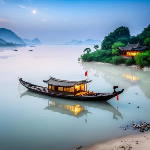 boat landscape,tailandia,vietnam,fishing village,taxi boat,southeast asia,yangling,floating huts,viet nam,ham ninh,teal blue asia,ninh,tranquility,halong,oriental,fishing boat,wooden boat,halong bay,guilin,houseboats,Unique,Design,Blueprint