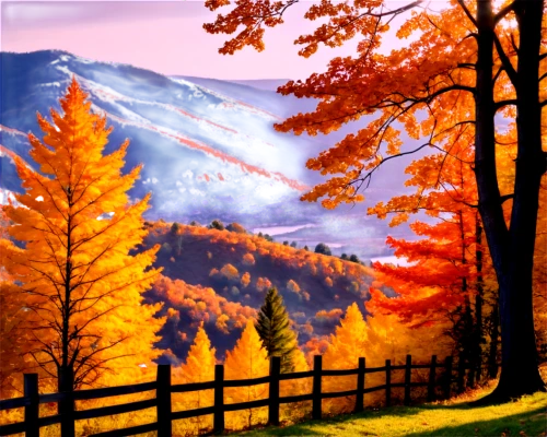 autumn background,autumn landscape,autumn mountains,fall landscape,landscape background,autumn scenery,mountain scene,autumn frame,mountain landscape,nature background,autumn idyll,autumn icon,fall foliage,autumn forest,alpine landscape,autumn day,autuori,mountainous landscape,nature landscape,autumn trees,Illustration,Retro,Retro 06