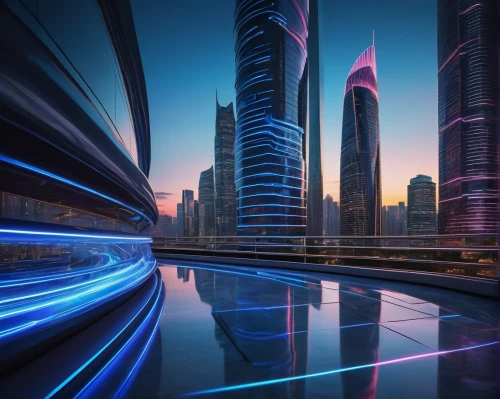 doha,light trail,futuristic architecture,light trails,futuristic landscape,dubai,dubai marina,superhighways,dubay,cybercity,dubia,abu dhabi,difc,mubadala,smart city,dhabi,qatar,cyberport,urban towers,city scape,Illustration,Realistic Fantasy,Realistic Fantasy 22