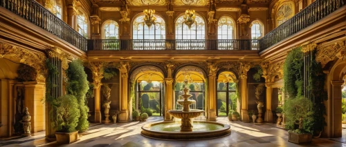 alcazar of seville,cliveden,royal interior,philbrook,dolmabahce,villa balbianello,villa cortine palace,ritzau,holburne,pinacoteca,orangery,biltmore,orangerie,palladianism,dunrobin castle,versailles,highclere castle,palatial,entrance hall,mountstuart,Illustration,Retro,Retro 05