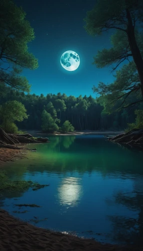 moonlit night,moonlit,moon and star background,fantasy picture,moon at night,nature background,blue moon,landscape background,moonlight,nature wallpaper,lunar landscape,moonesinghe,moonscape,moonscapes,clear night,world digital painting,evening lake,nightscape,lune,moon night,Photography,General,Fantasy