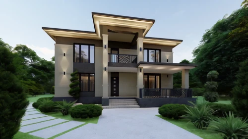 3d rendering,sketchup,modern house,revit,render,two story house,3d rendered,duplexes,floorplan home,residential house,rendered,renders,frame house,house drawing,garden elevation,modern architecture,homebuilding,exterior decoration,house shape,stucco frame