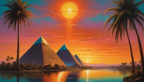 pyramids,pyramid,pyramidal,mypyramid,nile,eastern pyramid,giza,polyneices,kemet,kharut pyramid,pyramide,ancient egypt,luxor,ennead,step pyramid,monolith,seti,klaatu,ancient egyptian,futuristic landscape,Conceptual Art,Sci-Fi,Sci-Fi 02