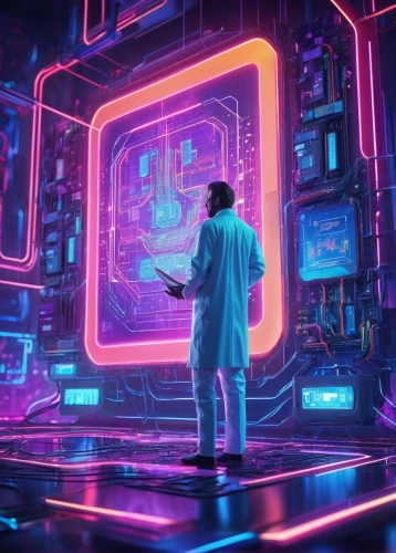 pharmacopeia,mainframes,cyberscene,cyberia,synth,supercomputer,neon human resources,cyberpunk,cybertown,computerize,technophobia,computerworld,technologist,tron,man with a computer,cyberworld,supercomputers,cybernet,technirama,computation,Conceptual Art,Sci-Fi,Sci-Fi 27