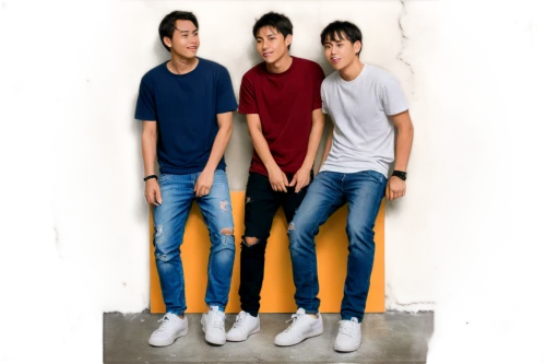 cnblue,wafs,mainstreet,jeans background,jyj,eraserheads,boyband,photo session in torn clothes,cbx,boys fashion,sellaband,triplicate,parokya,triband,twinjets,triplet,threefold,jeanswear,eighteens,triplex,Illustration,Japanese style,Japanese Style 14