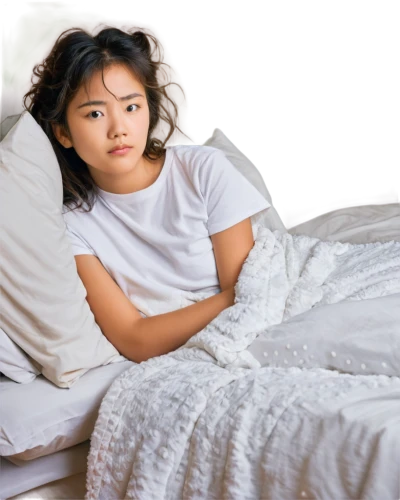 girl in bed,woman on bed,pmdd,premenstrual,girl on a white background,bed,relaxed young girl,asian woman,doona,pillowtex,bedsheet,pajama,bedspreads,hypomanic,bedwetting,endometriosis,asian girl,pagi,japanese woman,pillowcase,Illustration,Japanese style,Japanese Style 20