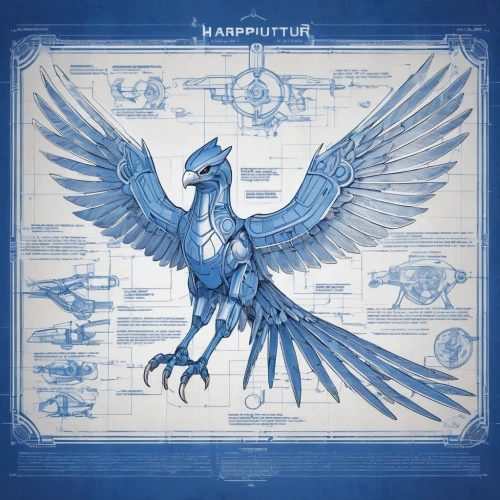 ravenclaw,blueprint,hippogriff,archaeopteryx,blue parrot,eoraptor,arryn,bluebirds,blueprints,imperial eagle,bluejays,microraptor,hoffenheim,blue buzzard,gryphon,eagle vector,uniphoenix,harpy,blueprinting,heraldic animal,Unique,Design,Blueprint