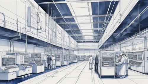 cleanroom,sawano,okabe,manufactory,bioprocessing,rahxephon,spacelab,lain,eniac,sidonia,cleanrooms,chemical laboratory,mainframes,manufacture,hwacheon,laboratory,schuitema,manufacturera,hausser,instrumentality,Illustration,Paper based,Paper Based 30