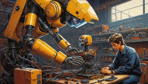 industrial robot,robotics,autoworker,yellow machinery,industrious,automation,industry 4,machines,roboticist,technological,automate,machinery,roboticists,robotic,robots,automatons,manufactory,robotlike,dewalt,industrie,Conceptual Art,Sci-Fi,Sci-Fi 08