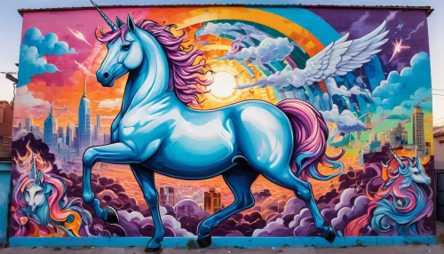 welin,pegasys,unicorn art,pegasi,pegasus,pegaso,colorful horse,carnival horse,licorne,unicorn,buraq,grafite,suicune,pointz,unicorn background,einhorn,alebrije,christiania,noerrebro,rainbow unicorn,Conceptual Art,Graffiti Art,Graffiti Art 07