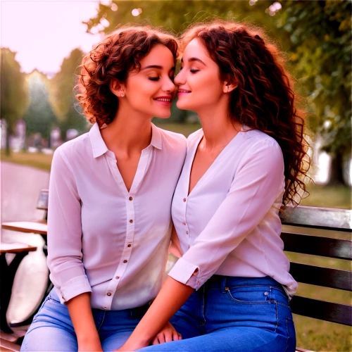 lesbos,two girls,parisiennes,sapphic,vintage girls,photo shoot for two,girl kiss,jasmila,wlw,soeurs,romantic portrait,sisters,hermanas,sista,daftari,bokeh hearts,colorizing,photo shoot with edit,hande,young couple,Illustration,Realistic Fantasy,Realistic Fantasy 17